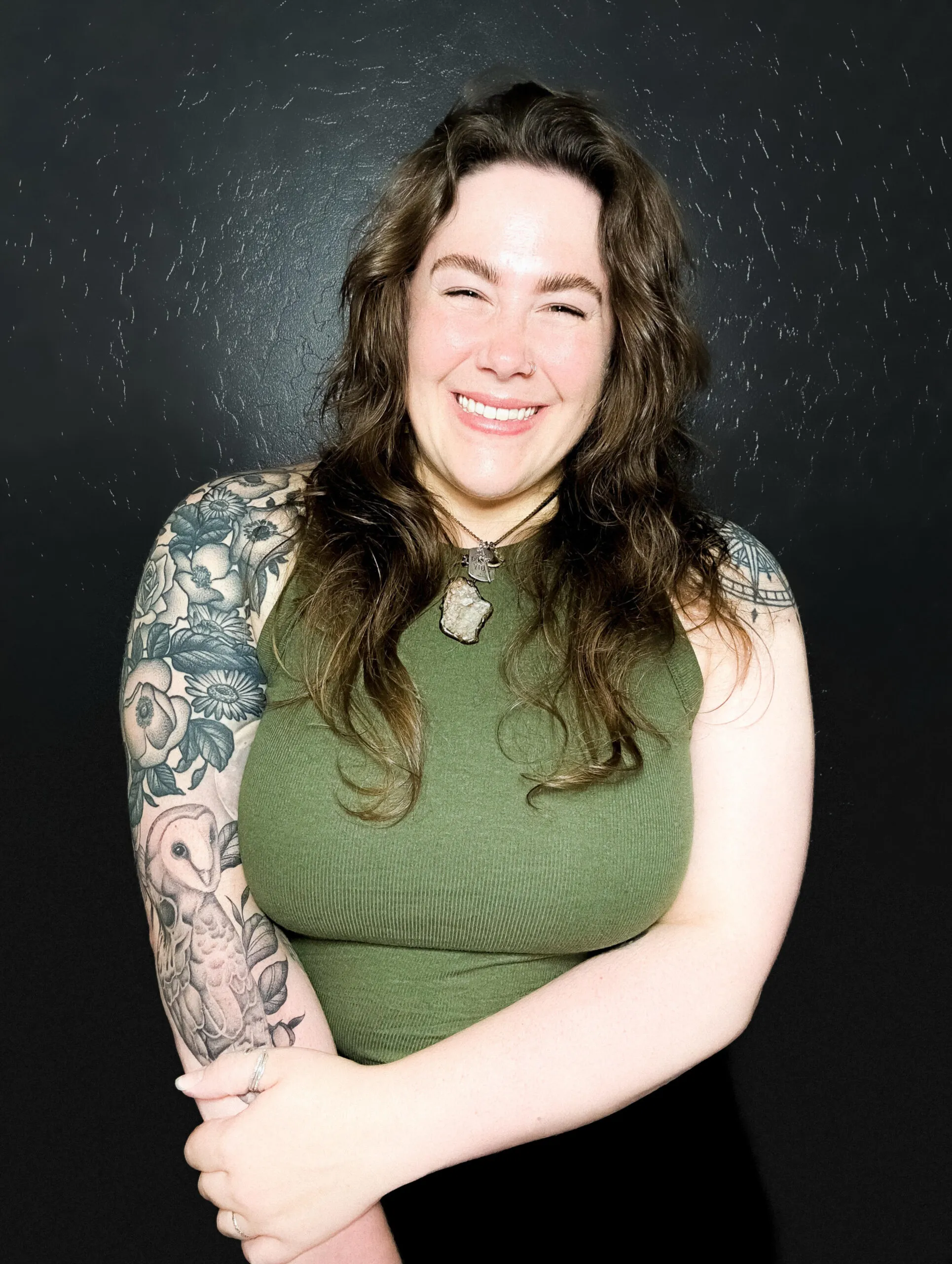 Portrait of Samantha Booher, MS, LPC, psychotherapist and grief counselor at Center for Compassion